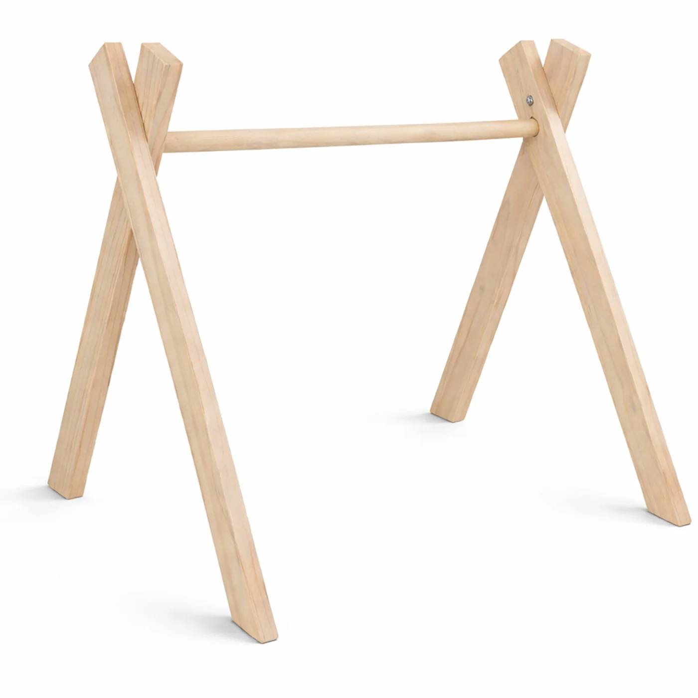 Natural timber baby gym frame ready to customise