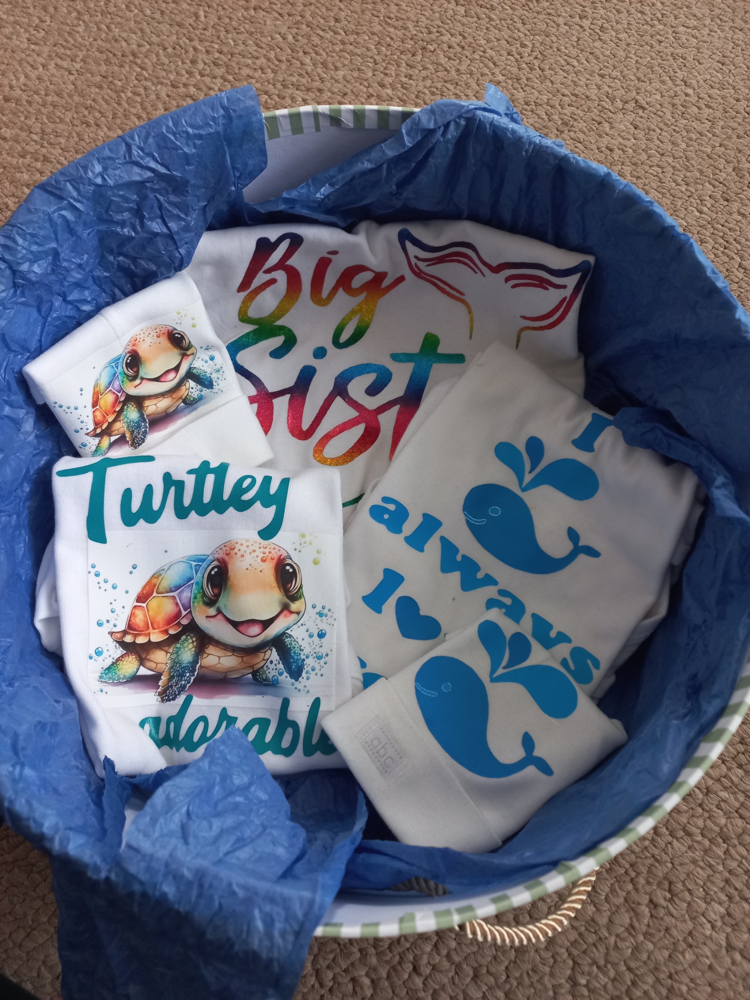 Under the Sea personalised baby gift set